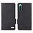 Leather Case Stands Flip Cover Holder L07Z for Sony Xperia 10 IV SOG07 Black