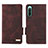 Leather Case Stands Flip Cover Holder L07Z for Sony Xperia 10 IV SOG07 Brown