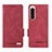 Leather Case Stands Flip Cover Holder L07Z for Sony Xperia 5 IV Red