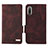 Leather Case Stands Flip Cover Holder L07Z for Sony Xperia Ace III SO-53C Brown