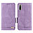 Leather Case Stands Flip Cover Holder L07Z for Sony Xperia Ace III SO-53C Purple