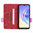 Leather Case Stands Flip Cover Holder L07Z for Vivo V21e 4G