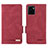 Leather Case Stands Flip Cover Holder L07Z for Vivo Y01 Red