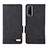 Leather Case Stands Flip Cover Holder L07Z for Vivo Y12s Black