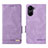 Leather Case Stands Flip Cover Holder L07Z for Vivo Y16 Purple