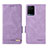 Leather Case Stands Flip Cover Holder L07Z for Vivo Y21a Purple