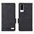 Leather Case Stands Flip Cover Holder L07Z for Vivo Y31 (2021) Black