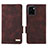 Leather Case Stands Flip Cover Holder L07Z for Vivo Y32t Brown