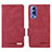 Leather Case Stands Flip Cover Holder L07Z for Vivo Y52 5G Red