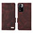 Leather Case Stands Flip Cover Holder L07Z for Xiaomi Mi 11i 5G (2022) Brown