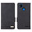 Leather Case Stands Flip Cover Holder L07Z for Xiaomi POCO C3 Black