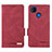 Leather Case Stands Flip Cover Holder L07Z for Xiaomi POCO C3 Red