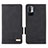 Leather Case Stands Flip Cover Holder L07Z for Xiaomi POCO M3 Pro 5G Black