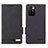 Leather Case Stands Flip Cover Holder L07Z for Xiaomi Redmi 10 (2022) Black