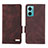 Leather Case Stands Flip Cover Holder L07Z for Xiaomi Redmi 11 Prime 5G Brown