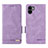 Leather Case Stands Flip Cover Holder L07Z for Xiaomi Redmi A2 Plus Purple