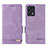 Leather Case Stands Flip Cover Holder L07Z for Xiaomi Redmi K50i 5G Purple