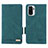 Leather Case Stands Flip Cover Holder L07Z for Xiaomi Redmi Note 10 4G Green