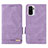 Leather Case Stands Flip Cover Holder L07Z for Xiaomi Redmi Note 10 4G Purple