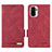 Leather Case Stands Flip Cover Holder L07Z for Xiaomi Redmi Note 10S 4G Red