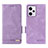 Leather Case Stands Flip Cover Holder L07Z for Xiaomi Redmi Note 12 Pro 5G Purple