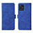 Leather Case Stands Flip Cover Holder L08Z for Realme 8i Blue