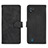 Leather Case Stands Flip Cover Holder L08Z for Realme C20 Black