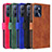 Leather Case Stands Flip Cover Holder L08Z for Realme C35