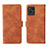 Leather Case Stands Flip Cover Holder L08Z for Realme Narzo 50 4G Brown