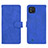 Leather Case Stands Flip Cover Holder L08Z for Realme Narzo 50i Blue