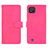 Leather Case Stands Flip Cover Holder L08Z for Realme Narzo 50i Hot Pink