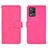 Leather Case Stands Flip Cover Holder L08Z for Realme Q3i 5G Hot Pink