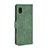 Leather Case Stands Flip Cover Holder L08Z for Samsung Galaxy A21 SC-42A Green