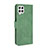 Leather Case Stands Flip Cover Holder L08Z for Samsung Galaxy A22 4G Green