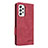 Leather Case Stands Flip Cover Holder L08Z for Samsung Galaxy A53 5G Red