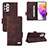 Leather Case Stands Flip Cover Holder L08Z for Samsung Galaxy A73 5G