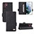 Leather Case Stands Flip Cover Holder L08Z for Samsung Galaxy S22 Ultra 5G