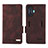 Leather Case Stands Flip Cover Holder L08Z for Xiaomi Redmi K50 Gaming 5G Brown