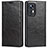 Leather Case Stands Flip Cover Holder L09 for Xiaomi Mi 12X 5G Black