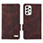 Leather Case Stands Flip Cover Holder L09Z for Samsung Galaxy A53 5G Brown