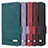 Leather Case Stands Flip Cover Holder L09Z for Samsung Galaxy M33 5G