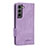 Leather Case Stands Flip Cover Holder L09Z for Samsung Galaxy S21 Plus 5G Purple