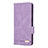 Leather Case Stands Flip Cover Holder L10Z for Samsung Galaxy A32 4G Purple