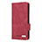 Leather Case Stands Flip Cover Holder L10Z for Samsung Galaxy A33 5G Red