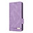 Leather Case Stands Flip Cover Holder L10Z for Samsung Galaxy A53 5G Purple