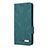 Leather Case Stands Flip Cover Holder L10Z for Samsung Galaxy A73 5G Green