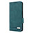 Leather Case Stands Flip Cover Holder L10Z for Samsung Galaxy M33 5G Green