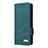 Leather Case Stands Flip Cover Holder L10Z for Samsung Galaxy Z Fold4 5G Green