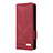 Leather Case Stands Flip Cover Holder L10Z for Samsung Galaxy Z Fold4 5G Red