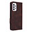 Leather Case Stands Flip Cover Holder L11Z for Samsung Galaxy A33 5G Brown